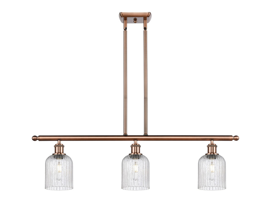 Innovations - 516-3I-AC-G559-5SDY - Three Light Island Pendant - Ballston - Antique Copper