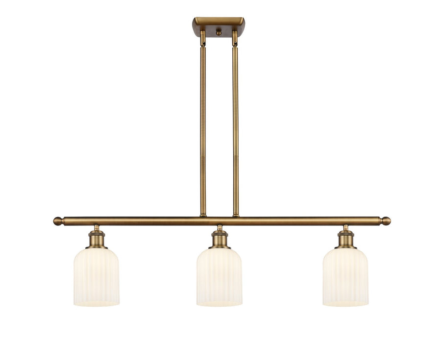 Innovations - 516-3I-BB-G559-5GWH - Three Light Island Pendant - Ballston - Brushed Brass