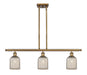 Innovations - 516-3I-BB-G559-5ME - Three Light Island Pendant - Ballston - Brushed Brass