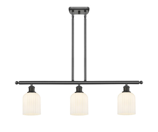 Innovations - 516-3I-OB-G559-5GWH - Three Light Island Pendant - Ballston - Oil Rubbed Bronze