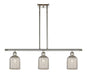 Innovations - 516-3I-PN-G559-5ME - Three Light Island Pendant - Ballston - Polished Nickel