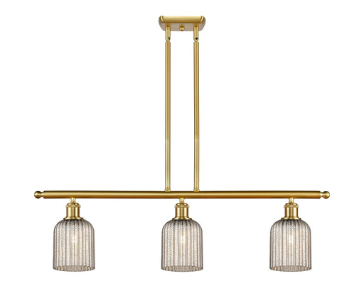 Innovations - 516-3I-SG-G559-5ME - Three Light Island Pendant - Ballston - Satin Gold