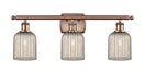 Innovations - 516-3W-AC-G559-5ME - Three Light Bath Vanity - Ballston - Antique Copper