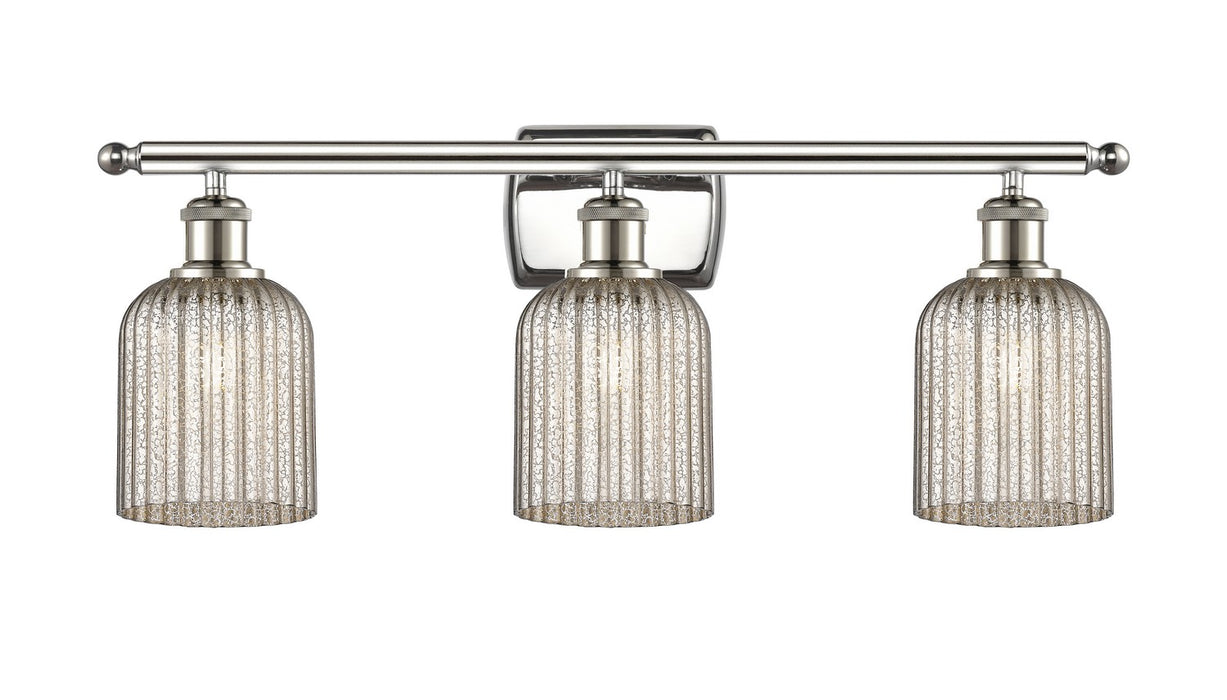 Innovations - 516-3W-PN-G559-5ME - Three Light Bath Vanity - Ballston - Polished Nickel