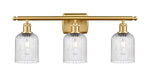 Innovations - 516-3W-SG-G559-5SDY - Three Light Bath Vanity - Ballston - Satin Gold