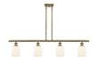 Innovations - 516-4I-AB-G559-5GWH - Four Light Island Pendant - Ballston - Antique Brass