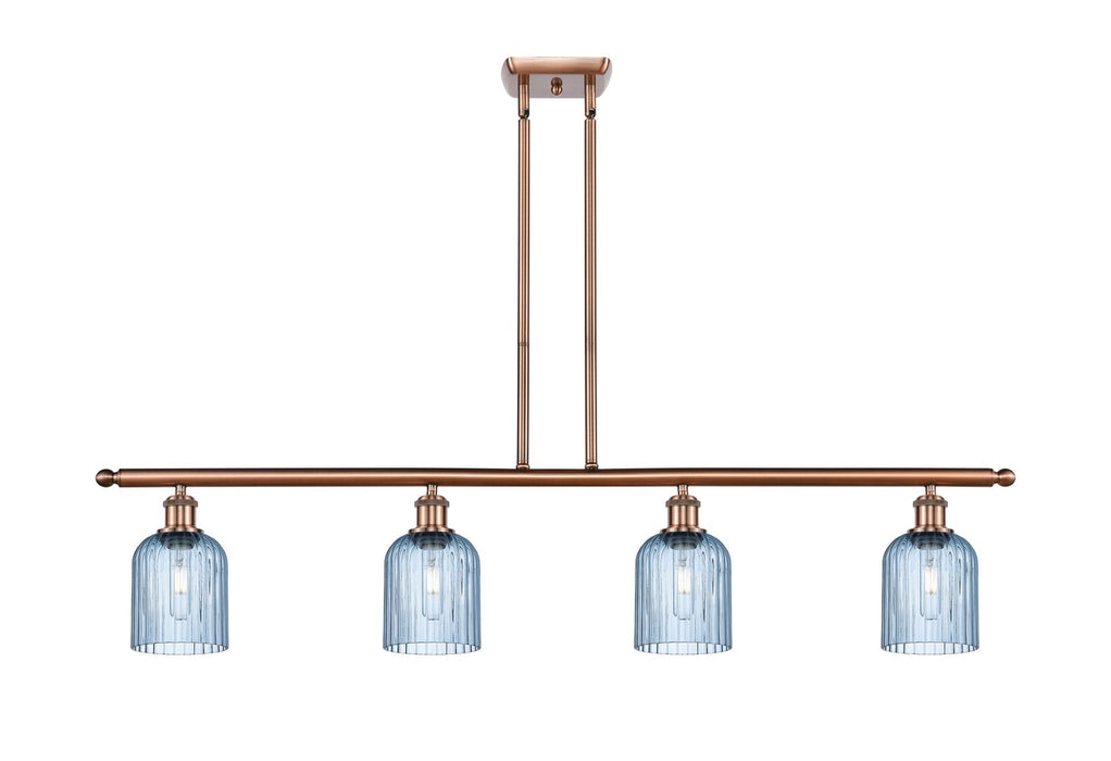 Innovations - 516-4I-AC-G559-5BL - Four Light Island Pendant - Ballston - Antique Copper