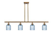 Innovations - 516-4I-BB-G559-5BL - Four Light Island Pendant - Ballston - Brushed Brass