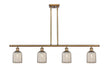 Innovations - 516-4I-BB-G559-5ME - Four Light Island Pendant - Ballston - Brushed Brass