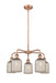 Innovations - 516-5CR-AC-G559-5ME - Five Light Chandelier - Downtown Urban - Antique Copper