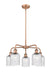 Innovations - 516-5CR-AC-G559-5SDY - Five Light Chandelier - Downtown Urban - Antique Copper
