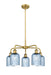 Innovations - 516-5CR-BB-G559-5BL - Five Light Chandelier - Downtown Urban - Brushed Brass