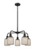 Innovations - 516-5CR-BK-G559-5ME - Five Light Chandelier - Downtown Urban - Matte Black