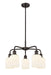 Innovations - 516-5CR-OB-G559-5GWH - Five Light Chandelier - Downtown Urban - Oil Rubbed Bronze