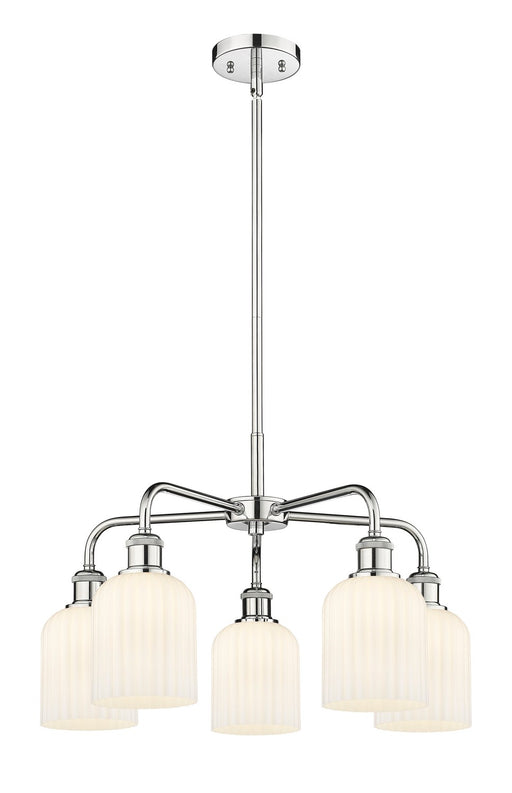 Innovations - 516-5CR-PC-G559-5GWH - Five Light Chandelier - Downtown Urban - Polished Chrome