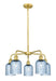 Innovations - 516-5CR-SG-G559-5BL - Five Light Chandelier - Downtown Urban - Satin Gold