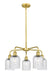 Innovations - 516-5CR-SG-G559-5SDY - Five Light Chandelier - Downtown Urban - Satin Gold