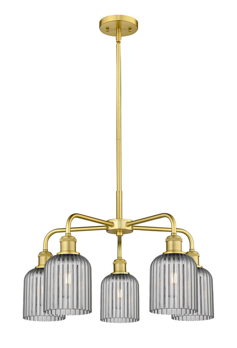 Innovations - 516-5CR-SG-G559-5SM - Five Light Chandelier - Downtown Urban - Satin Gold