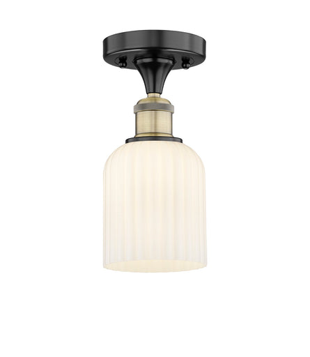 Edison One Light Semi-Flush Mount