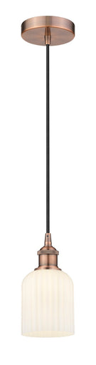 Edison One Light Mini Pendant Antique Copper