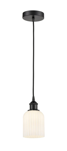 Edison One Light Mini Pendant Matte Black