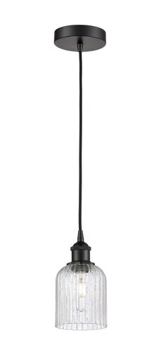 Edison One Light Mini Pendant Matte Black