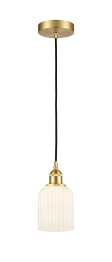 Edison One Light Mini Pendant Satin Gold