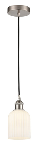 Edison One Light Mini Pendant Brushed Satin Nickel