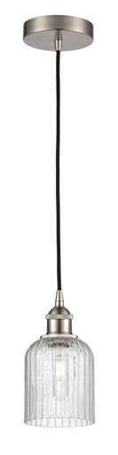 Edison One Light Mini Pendant Brushed Satin Nickel