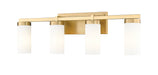 Z-Lite - 3044-4V-MGLD - Four Light Vanity - Danica - Modern Gold