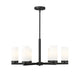 Z-Lite - 3044-6MB - Six Light Chandelier - Danica - Matte Black