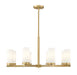 Z-Lite - 3044-8MGLD - Eight Light Chandelier - Danica - Modern Gold
