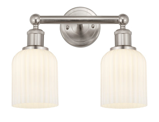 Edison Two Light Bath Vanity Brushed Satin Nickel
