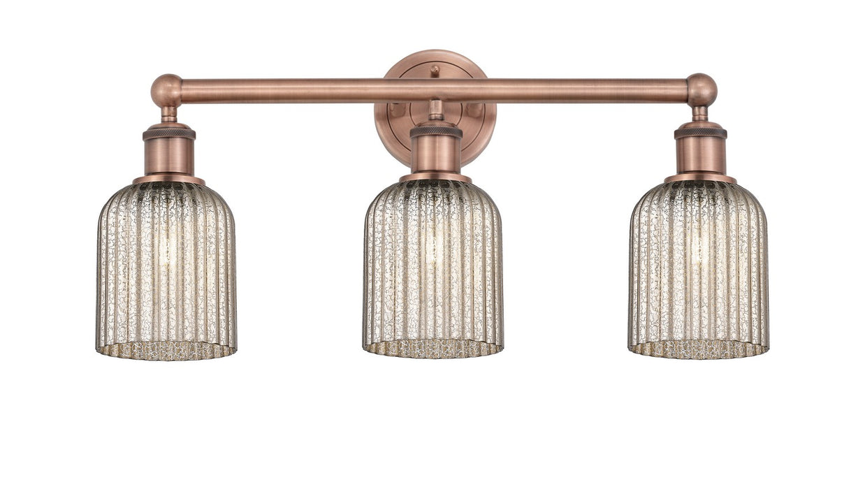 Innovations - 616-3W-AC-G559-5ME - Three Light Bath Vanity - Edison - Antique Copper