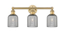 Innovations - 616-3W-BB-G559-5SM - Three Light Bath Vanity - Edison - Brushed Brass