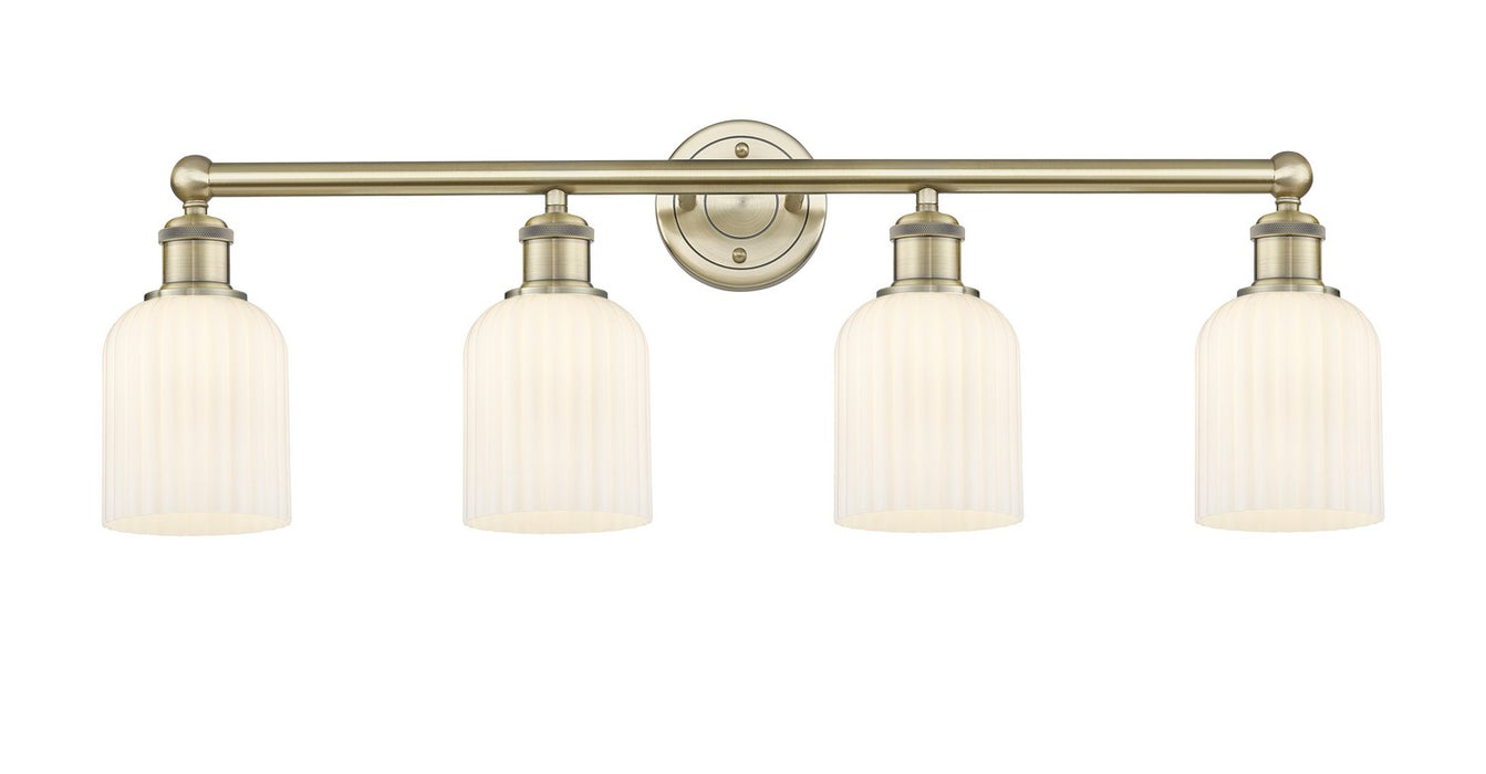 Innovations - 616-4W-AB-G559-5GWH - Four Light Bath Vanity - Edison - Antique Brass