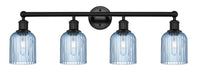 Innovations - 616-4W-BK-G559-5BL - Four Light Bath Vanity - Edison - Matte Black