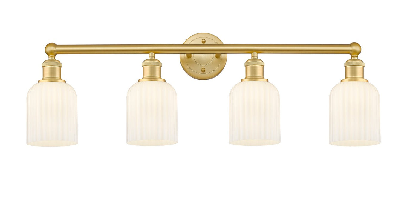 Innovations - 616-4W-SG-G559-5GWH - Four Light Bath Vanity - Edison - Satin Gold