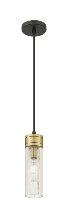 Innovations - 617-1P-BAB-G617-8SCL - One Light Mini Pendant - Downtown Urban - Black Antique Brass