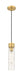 Innovations - 617-1P-BB-G617-11DE - One Light Mini Pendant - Downtown Urban - Brushed Brass