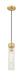 Innovations - 617-1P-BB-G617-11SCL - One Light Mini Pendant - Downtown Urban - Brushed Brass