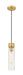 Innovations - 617-1P-BB-G617-11SDY - One Light Mini Pendant - Downtown Urban - Brushed Brass