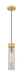 Innovations - 617-1P-BB-G617-11SM - One Light Mini Pendant - Downtown Urban - Brushed Brass