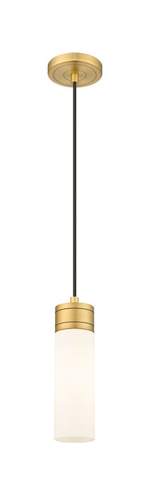 Innovations - 617-1P-BB-G617-8WH - One Light Mini Pendant - Downtown Urban - Brushed Brass