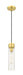 Innovations - 617-1P-SG-G617-11CL - One Light Mini Pendant - Downtown Urban - Satin Gold