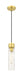 Innovations - 617-1P-SG-G617-11DE - One Light Mini Pendant - Downtown Urban - Satin Gold