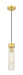 Innovations - 617-1P-SG-G617-11SCL - One Light Mini Pendant - Downtown Urban - Satin Gold