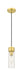 Innovations - 617-1P-SG-G617-8CL - One Light Mini Pendant - Downtown Urban - Satin Gold