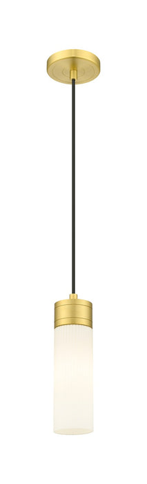 Innovations - 617-1P-SG-G617-8SWH - One Light Mini Pendant - Downtown Urban - Satin Gold