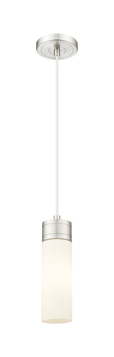 Innovations - 617-1P-SN-G617-8SWH - One Light Mini Pendant - Downtown Urban - Satin Nickel